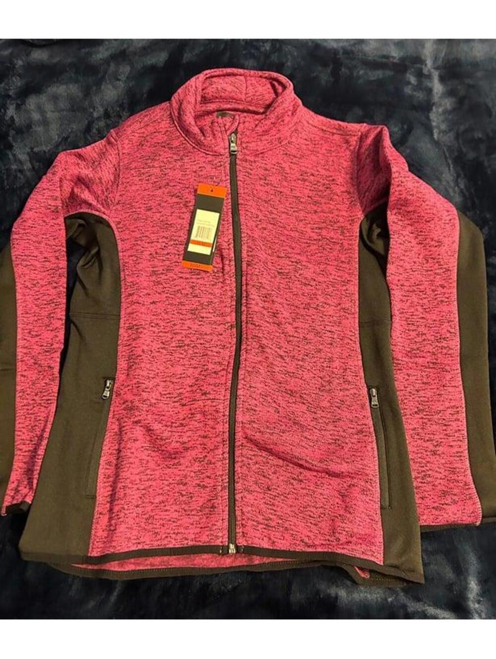 Marc New York Andrew Marc Women’s Pink Full Zip Performance Jacket Size Medium
